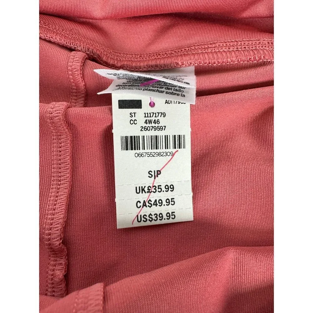 NWT‎ Victoria Secret Pink Sport Skort Camo Peach Skirt Elastic Waist Size Small